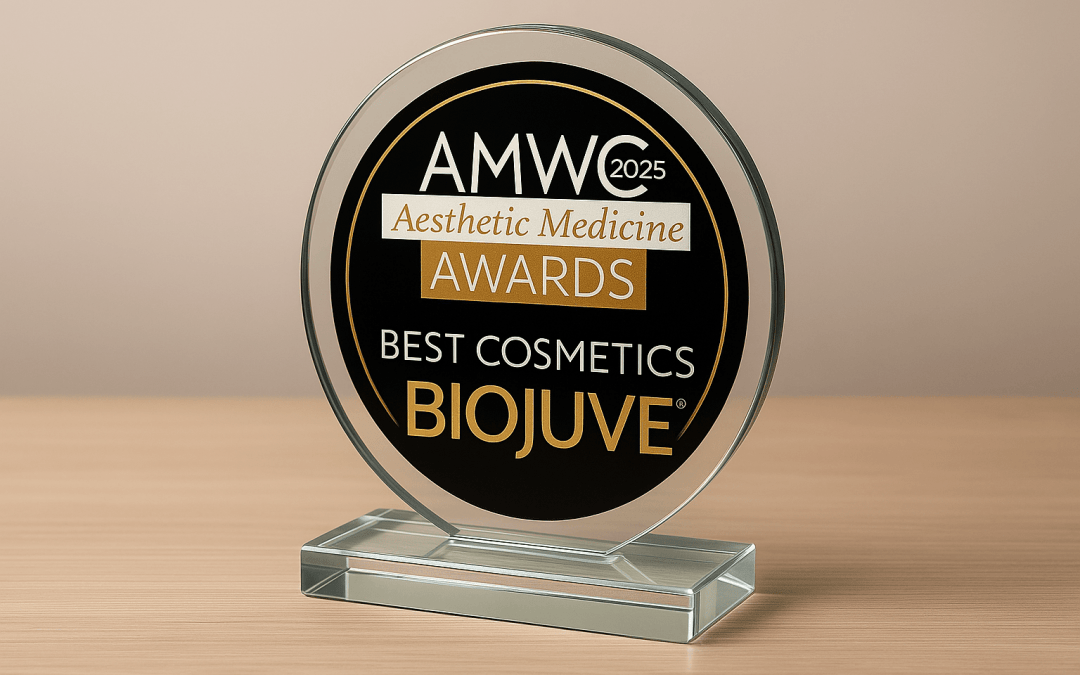 BIOJUVE® als Bestes Kosmetikprodukt des Jahres bei der AMWC 2025 in Monaco ausgezeichnet